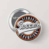 Brasilianische Fußball-Champions Button (Vorne & Hinten)