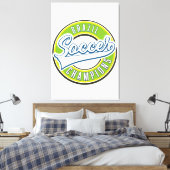 Brasilianische Fußball-Champions Leinwanddruck (Insitu (Schlafzimmer))