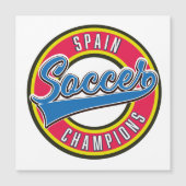 Brasilianische Fußball-Champions Magnetkarte (Vorderseite)