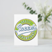 Brasilianische Fußball-Champions Postkarte (Stehend Vorderseite)