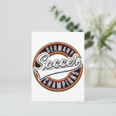 Brasilianische Fußball-Champions Postkarte (Stehend Vorderseite)