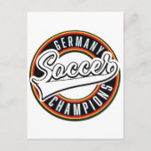 Brasilianische Fußball-Champions Postkarte (Vorderseite)