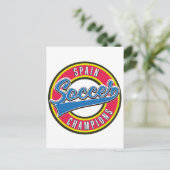 Brasilianische Fußball-Champions Postkarte (Stehend Vorderseite)