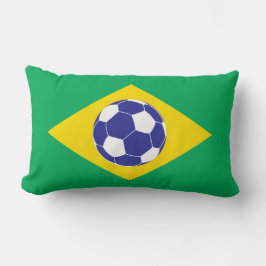 Brasilianische Fußballflagge Lendenkissen