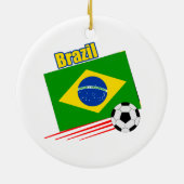 Brasilianische Fußballmannschaft Keramikornament (Hinten)