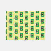 Brasilianische Fußballnationalmannschaft Fleecedecke (Vorderseite (Horizontal))