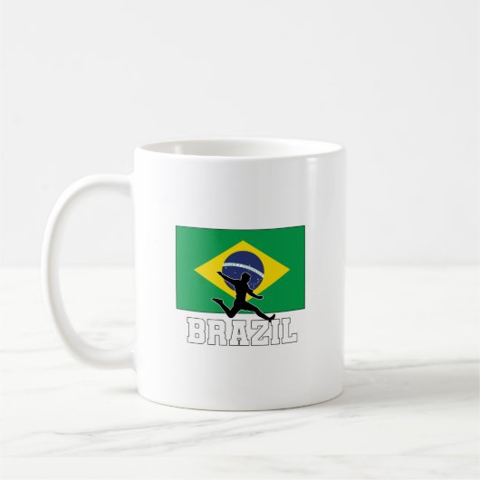 Brasilianische Fußballnationalmannschaft Kaffeetasse (Links)
