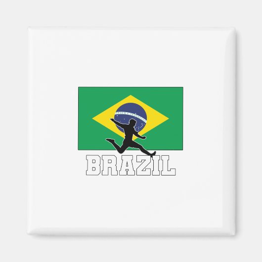 Brasilianische Fußballnationalmannschaft Magnet (Vorne)