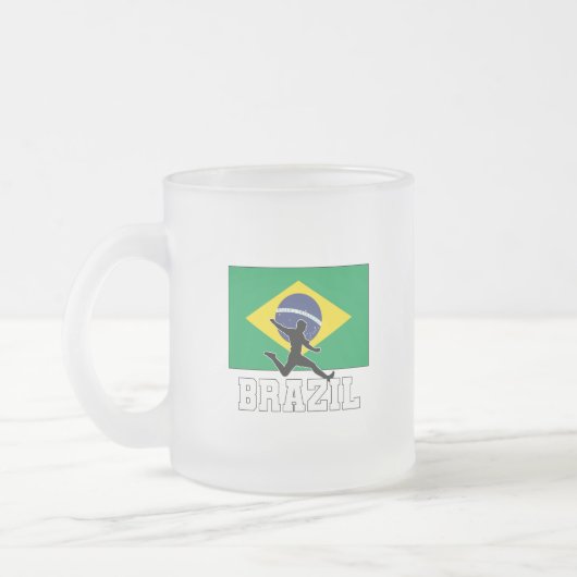 Brasilianische Fußballnationalmannschaft Mattglastasse (Links)