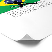 Brasilianische Fußballnationalmannschaft Poster (Ecke)
