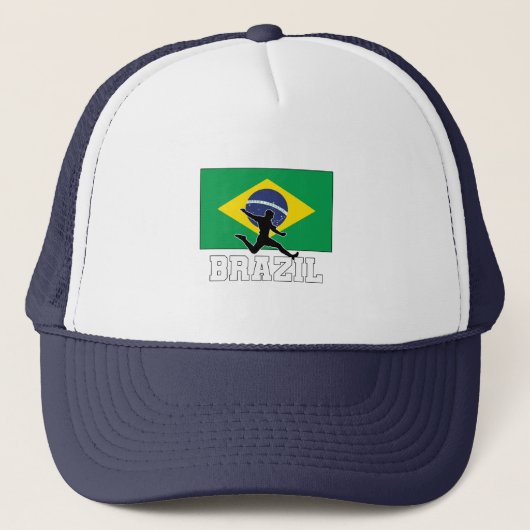 Brasilianische Fußballnationalmannschaft Truckerkappe (Vorderseite)