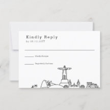 Brasilianische Hochzeit | Stilisierte Skyline-UAWG