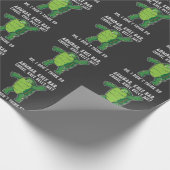 Brasilianische Jiu jitsu BJJ Turtle-Verteidigungsp Geschenkpapier (Ecke)