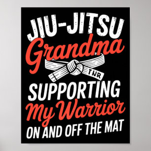 Brasilianische Jiu-Jitsu Oma Stolz Jiu-Jitsu Poster