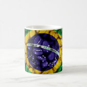 Brasilianische Kaffeeflagge Kaffeetasse (Mittel)