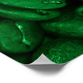 Brasilianische Kaffeeflagge Poster (Ecke)