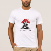 Brasilianische Kampfkunst Jiu-jitsu anpassbar T-Shirt (Vorderseite)