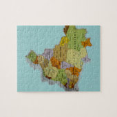 Brasilianische Karte Puzzle (Horizontal)