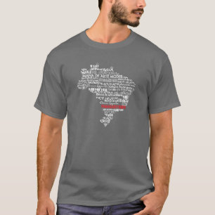 Brasilianische Künstler &Culture Karte T-Shirt