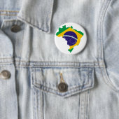 Brasilianische Landesflagge Button (Beispiel)