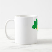 Brasilianische Landesflaggenform Kaffeetasse (Links)