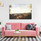 Brasilianische Landschaft mit Plantation Leinwanddruck (Insitu (Wohnzimmer))