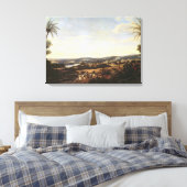 Brasilianische Landschaft mit Plantation Leinwanddruck (Insitu (Schlafzimmer))