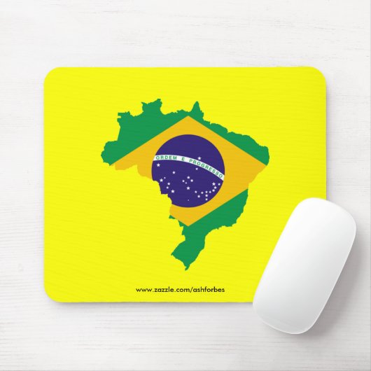 Brasilianische Mausunterlage Mousepad (Mit Mouse)