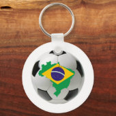 Brasilianische Nationalmannschaft Schlüsselanhänger (Vorderseite)