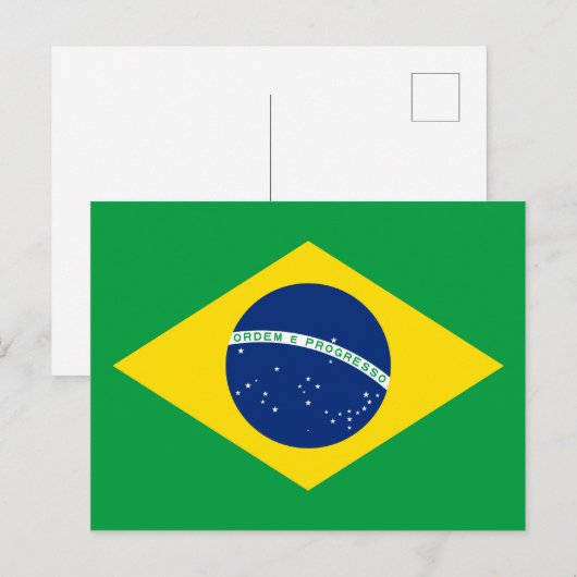Brasilianische Postkarte (Vorne/Hinten)