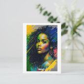 Brasilianische Postkarte - Welt der Frauen-Sammlun (Stehend Vorderseite)