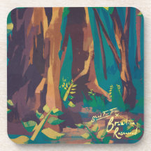 Brasilianische Rosewood Beverage Coaster