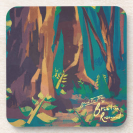 Brasilianische Rosewood Beverage Coaster Getränkeuntersetzer