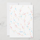 Brasilianische Samba-Einladung Einladung (Rückseite)