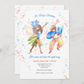 Brasilianische Samba-Einladung Einladung (Vorne/Hinten)