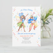 Brasilianische Samba-Einladung Einladung (Stehend Vorderseite)