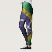 Brasilianische Seidenflagge Leggings (Links)