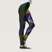 Brasilianische Seidenflagge Leggings (Rechts)