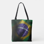 Brasilianische Seidenflagge Tasche (Rückseite)
