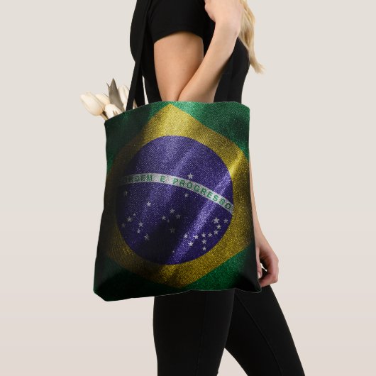 Brasilianische Seidenflagge Tasche (Von Nahem)