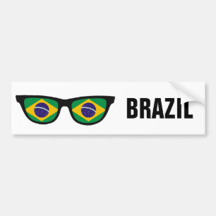 Brasilianische Shades-Autoaufkleber Autoaufkleber
