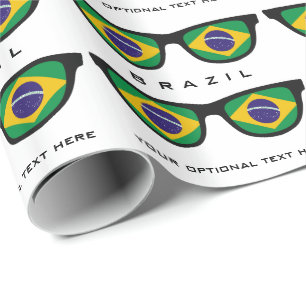 Brasilianische Shades-Verpackung für Sondertext un Geschenkpapier
