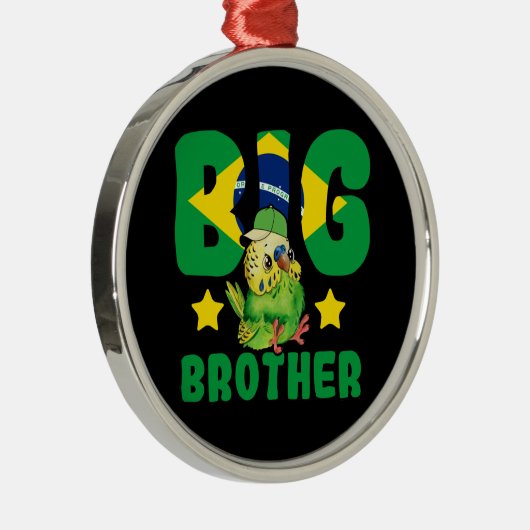 Brasilianischer Big Brother - Vogel mit brasiliani Ornament Aus Metall (Rechts)