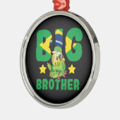 Brasilianischer Big Brother - Vogel mit brasiliani Ornament Aus Metall (Links)