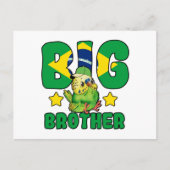 Brasilianischer Big Brother - Vogel mit brasiliani Postkarte (Vorderseite)