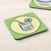 brasilianischer Caipirinha-Cocktail Untersetzer (Linke Seite)