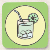 brasilianischer Caipirinha-Cocktail Untersetzer (Vorderseite)