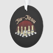 brasilianischer Dschiu-Jitsu-Schachengürtel Ornament (Vorderseite)