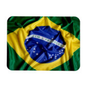 Brasilianischer Fahnenmagnet Magnet (Horizontal)