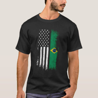 Brasilianischer Flaggenstaat T-Shirt